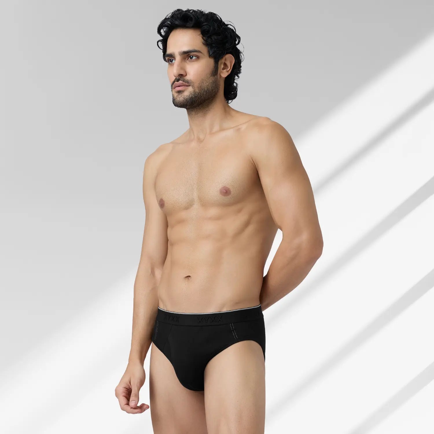 Crux Cotton Stretch Briefs Pitch Black
