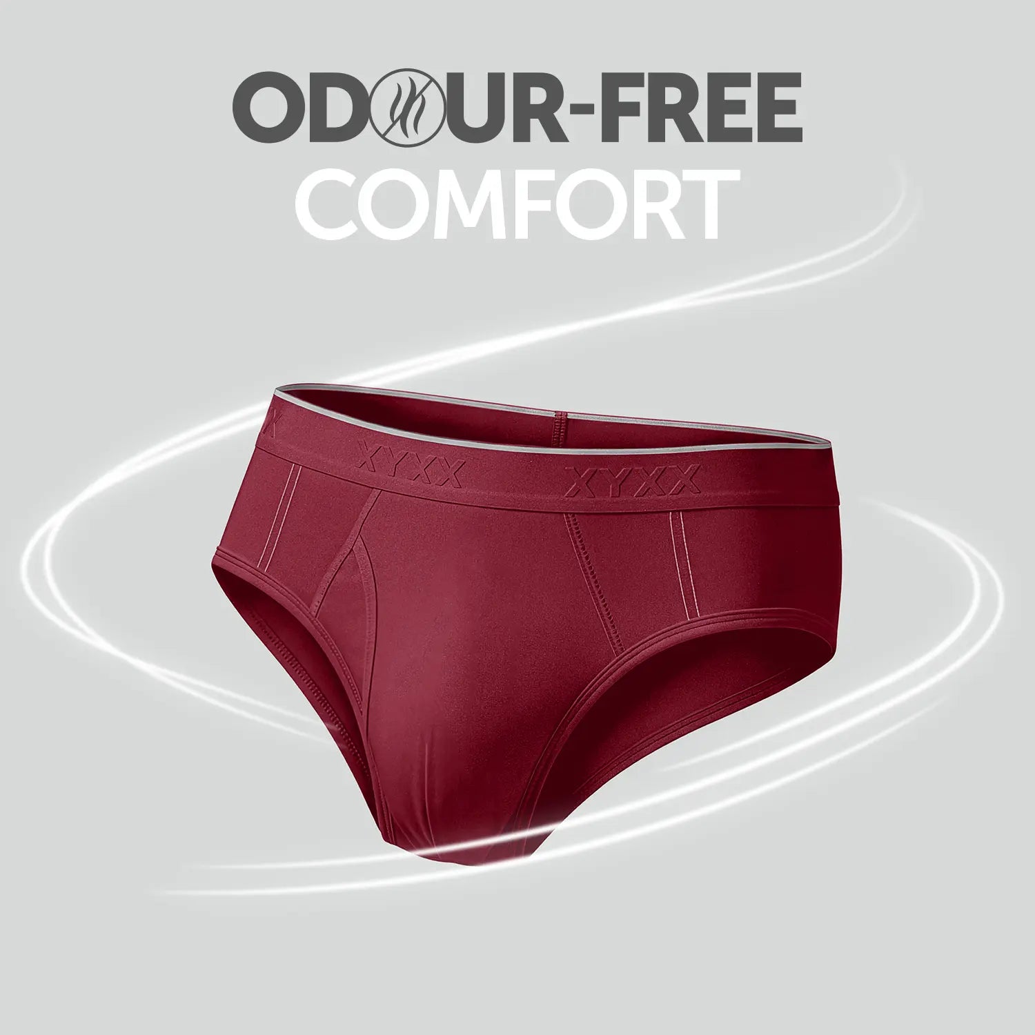 Crux Cotton Stretch Briefs Bold Burgundy