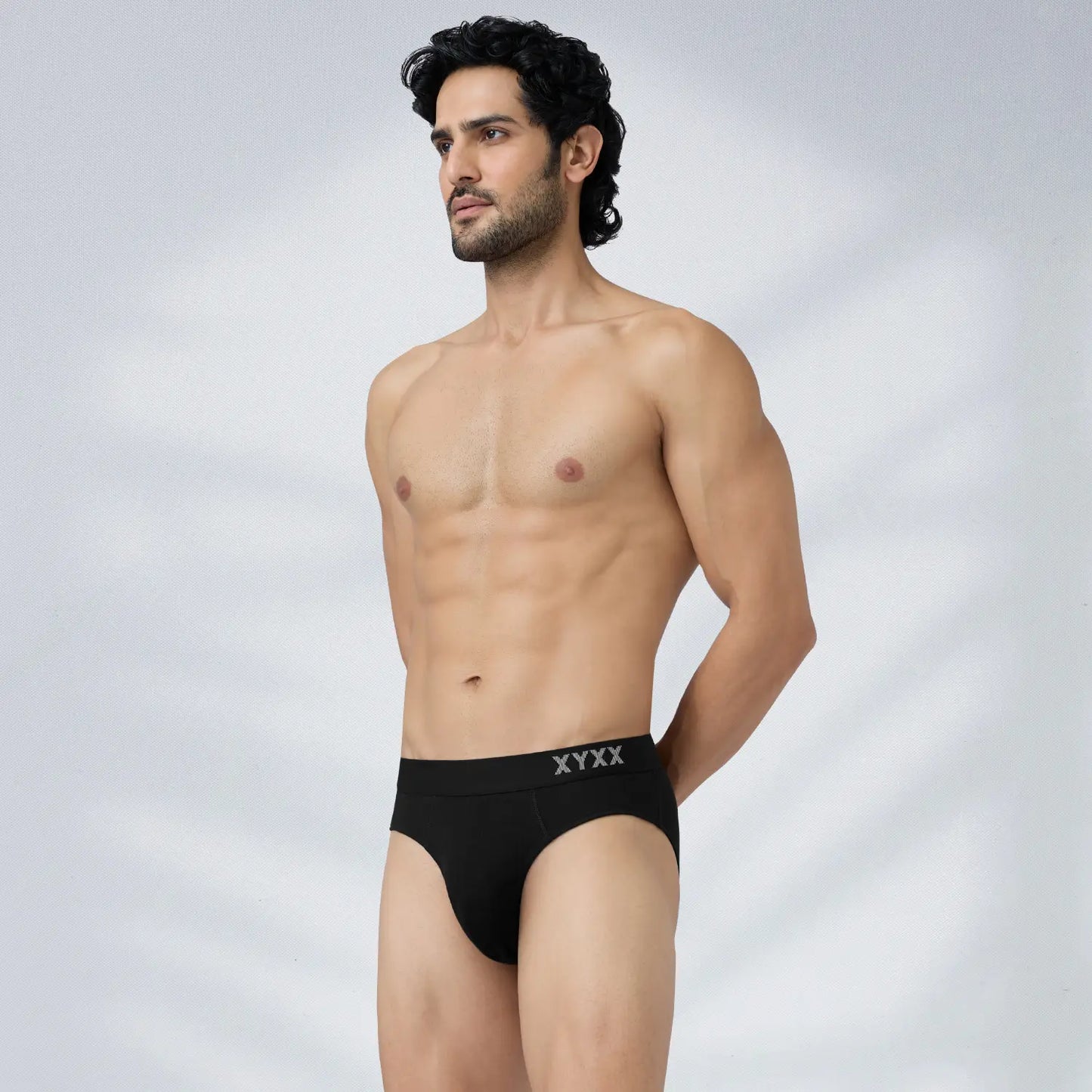 Pace Cotton Rib Briefs Black Knight