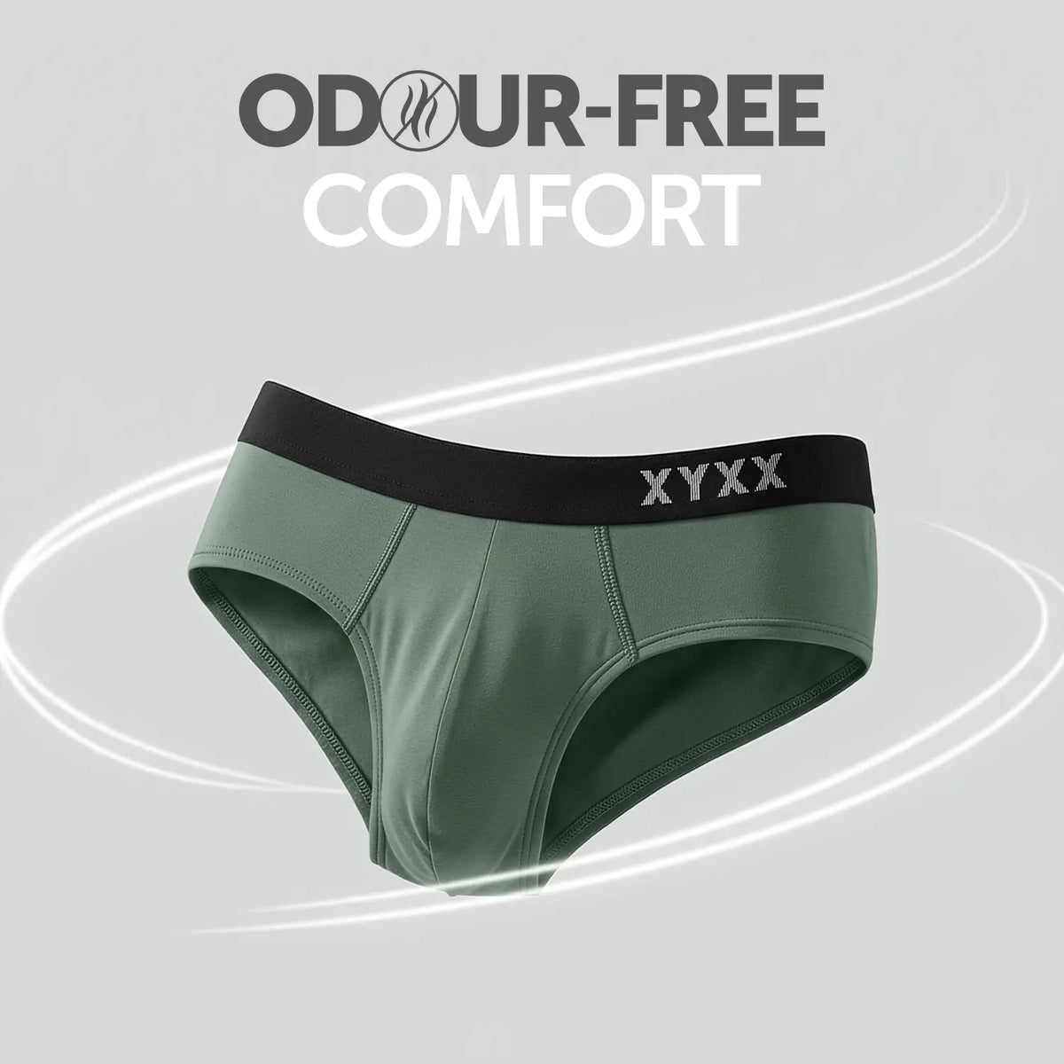 Pace Cotton Rib Briefs Olive Green