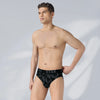 Matrix Cotton-Modal Briefs Chevron Black