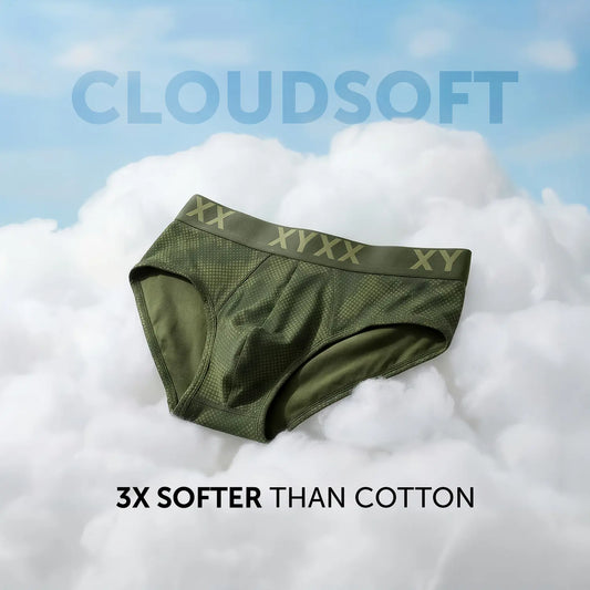 Matrix Cotton-Modal Briefs Olive Drift