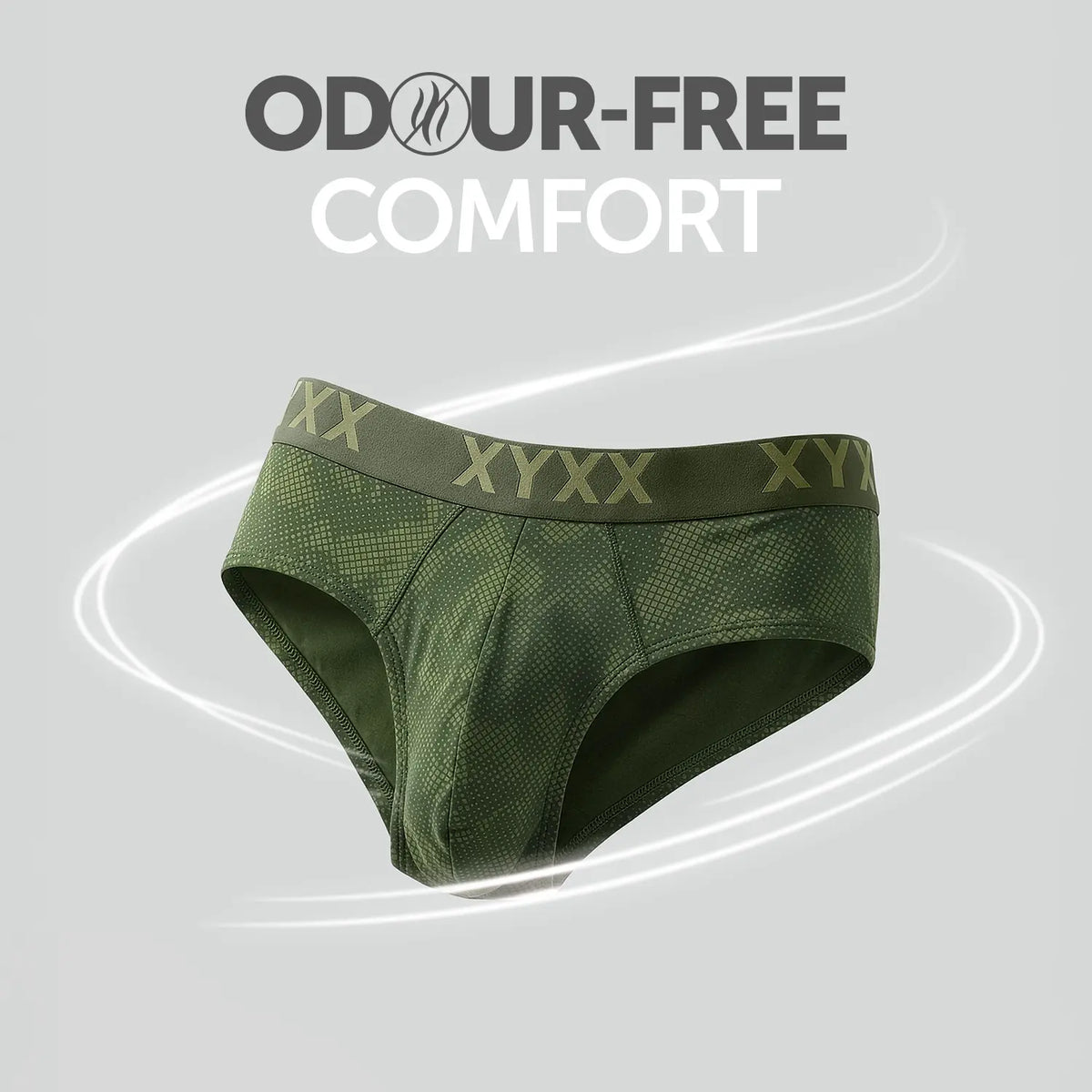 Matrix Cotton-Modal Briefs Olive Drift