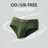 Matrix Cotton-Modal Briefs Olive Drift