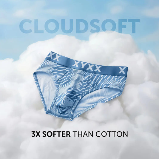 Matrix Cotton-Modal Briefs Cascade Blue