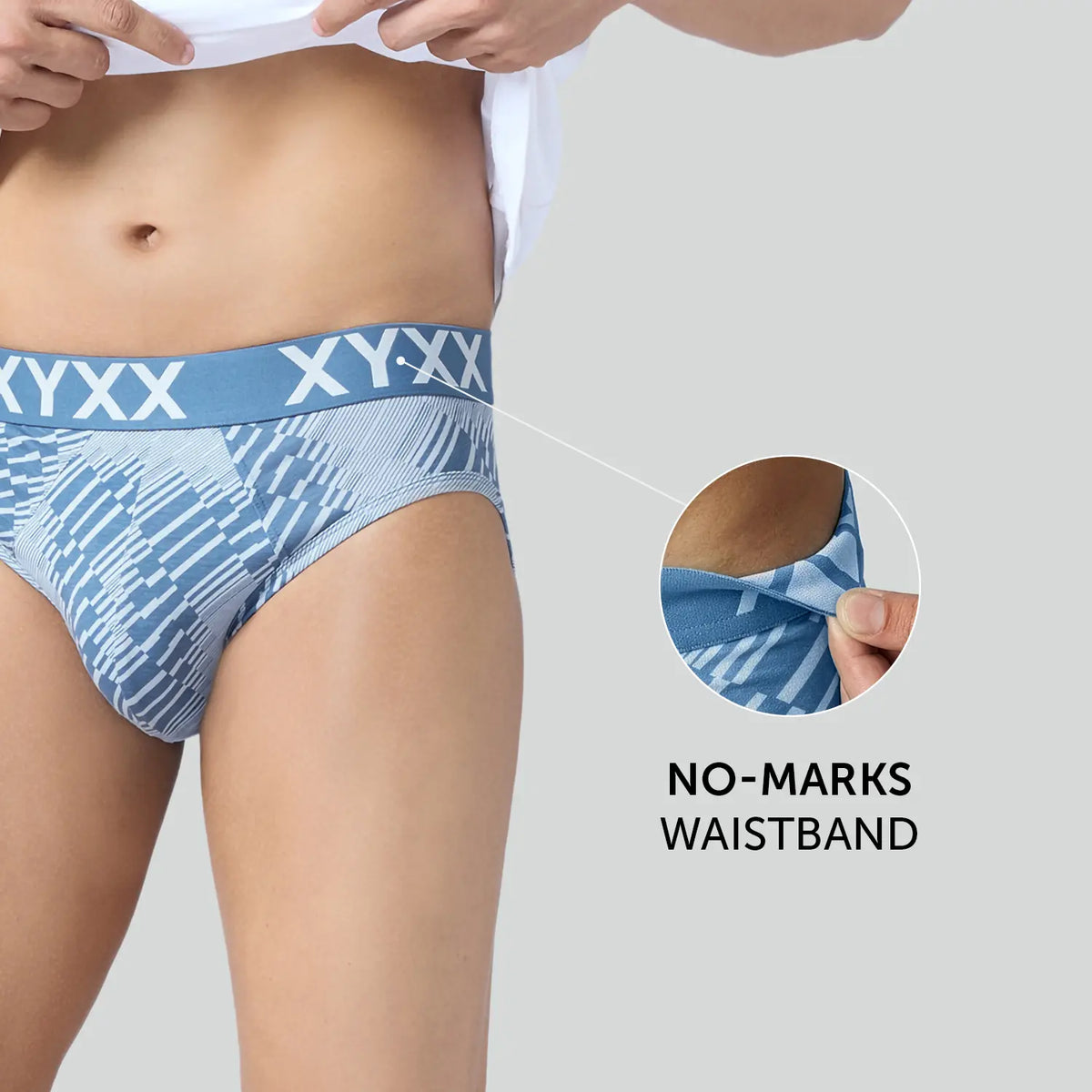 Matrix Cotton-Modal Briefs Cascade Blue