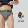 Matrix Cotton-Modal Briefs Linear Grey