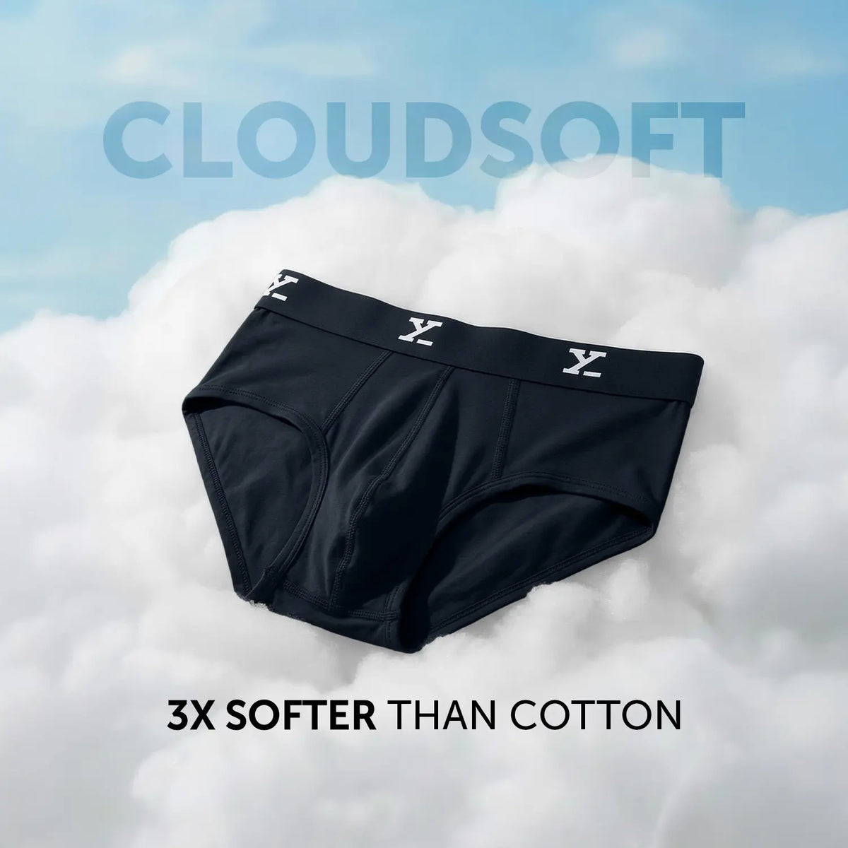 Cloudsoft Modal Briefs - Black Knight