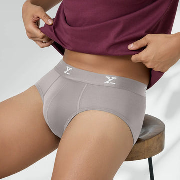 Cloudsoft Modal Briefs - Ash Grey