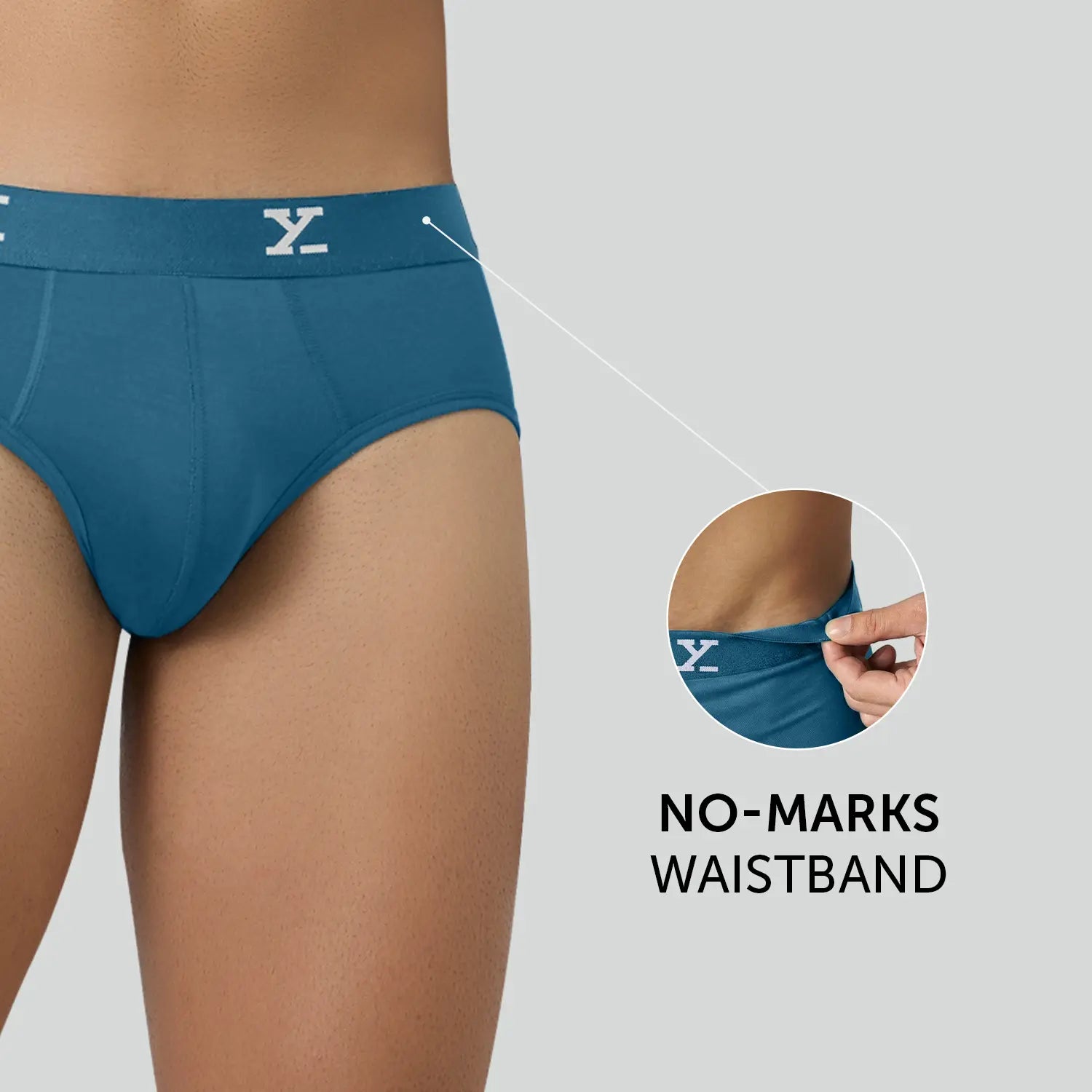 Cloudsoft Modal Briefs - Aqua Blue