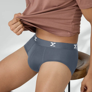 Cloudsoft Modal Briefs - Slate Blue