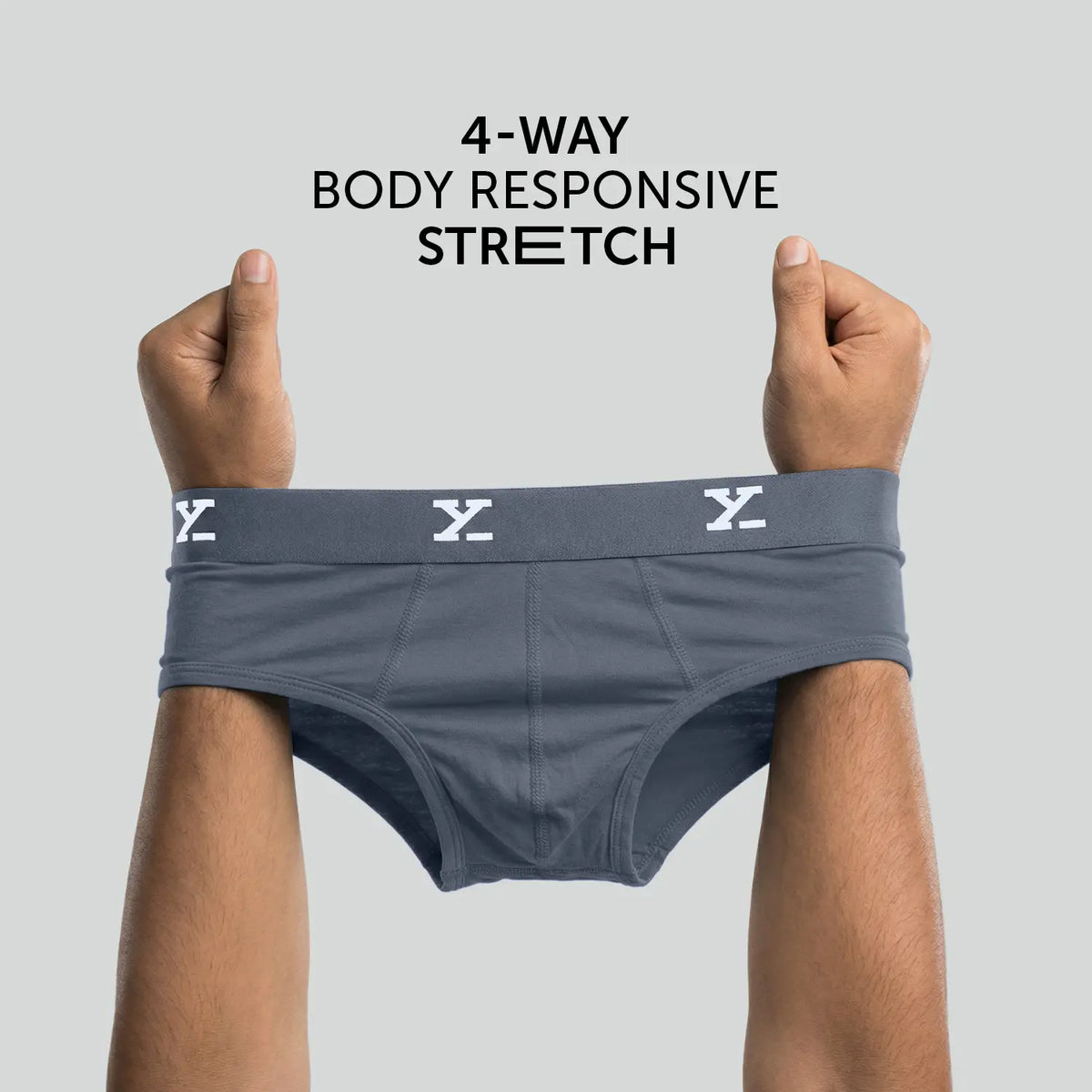Cloudsoft Modal Briefs - Slate Blue