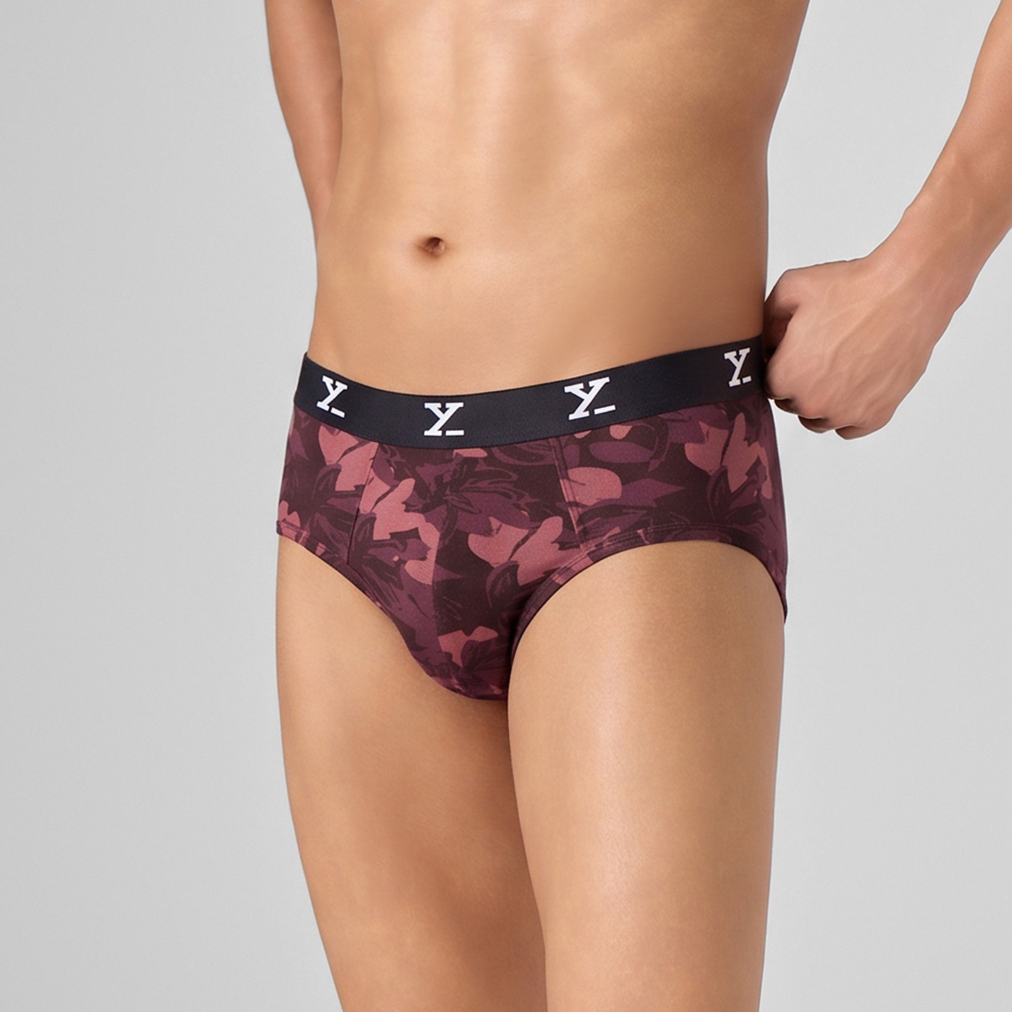 Cloudsoft Modal Briefs - Tropical Red