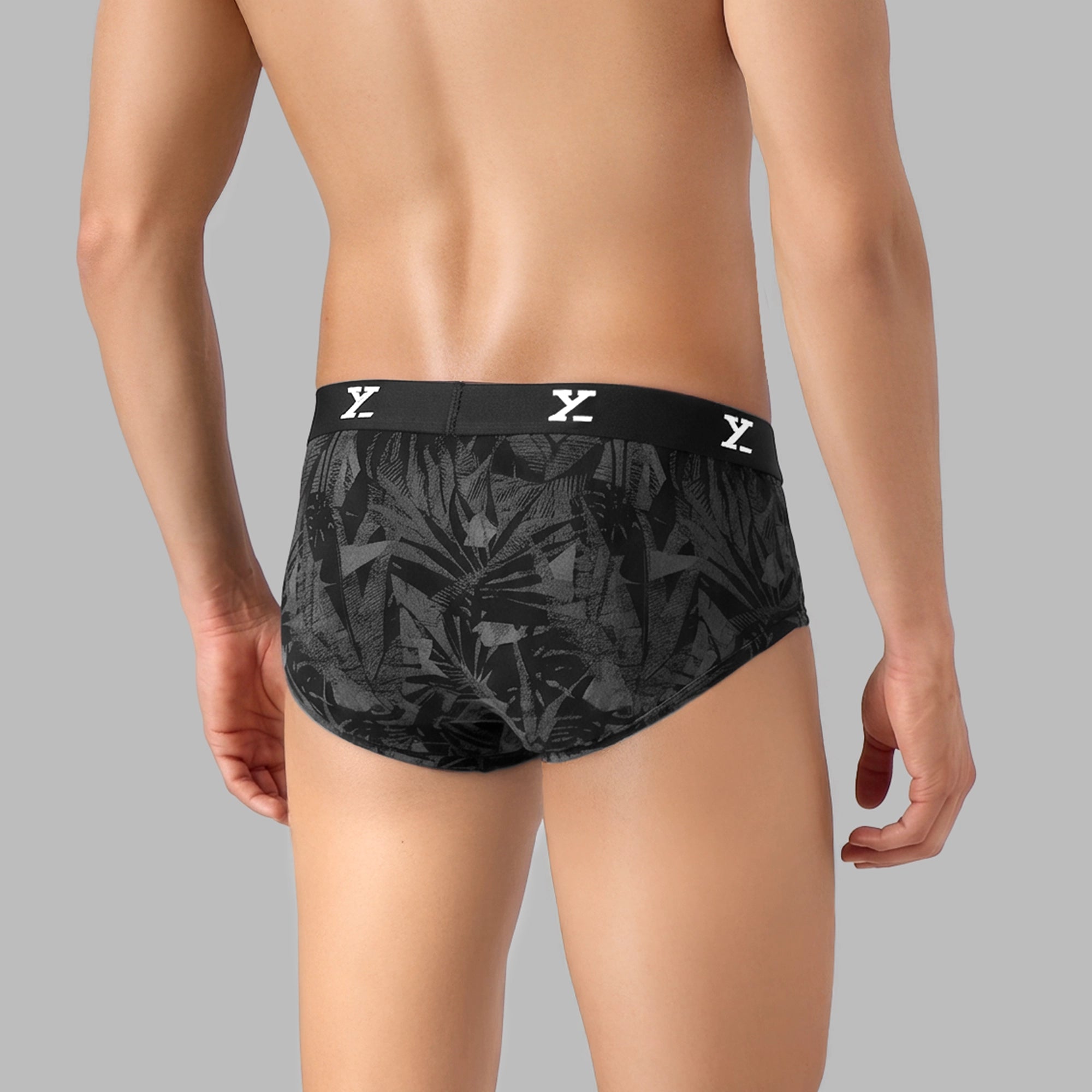 Cloudsoft Modal Briefs - Tropical Black