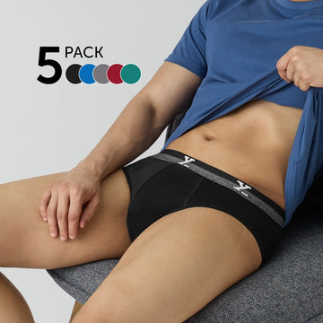 Nova Aero Traq Cotton Briefs (Pack of 5)