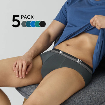 Nova Aero Traq Cotton Briefs (Pack of 5)