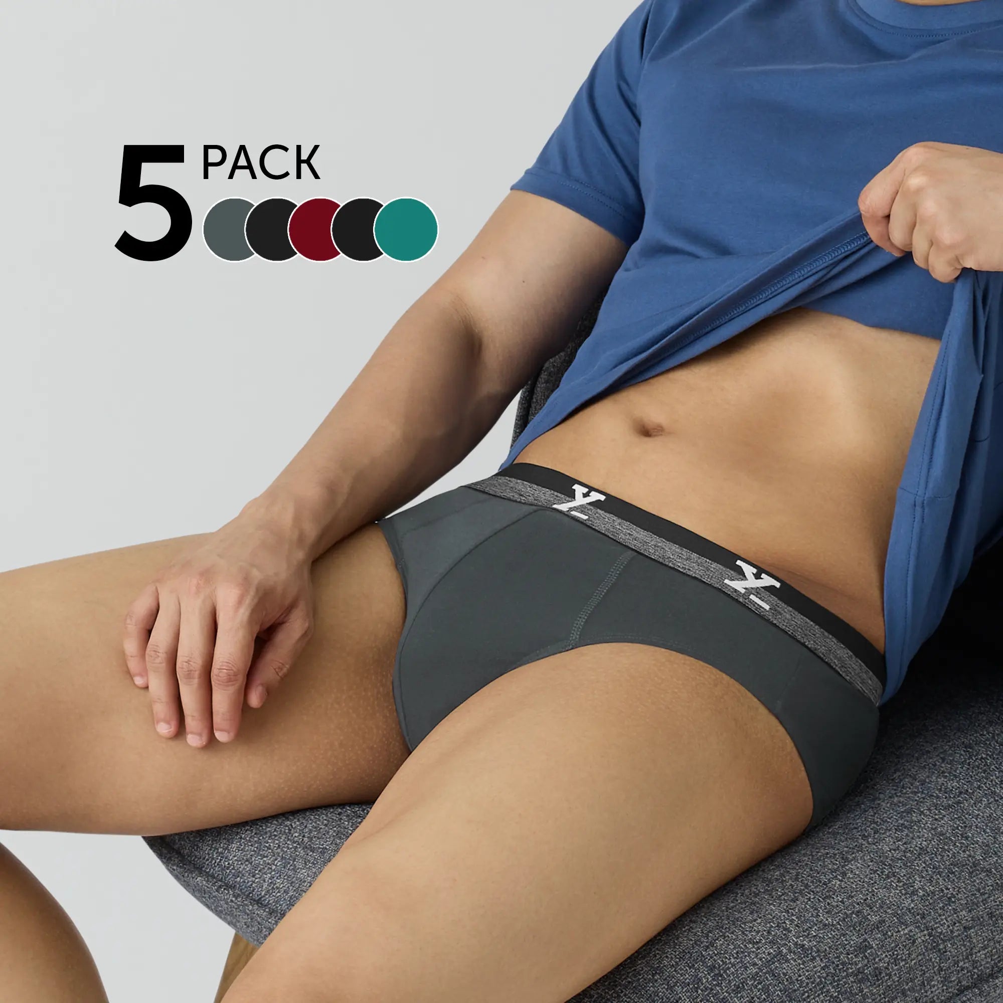 Nova Aero Traq Cotton Briefs (Pack of 5)