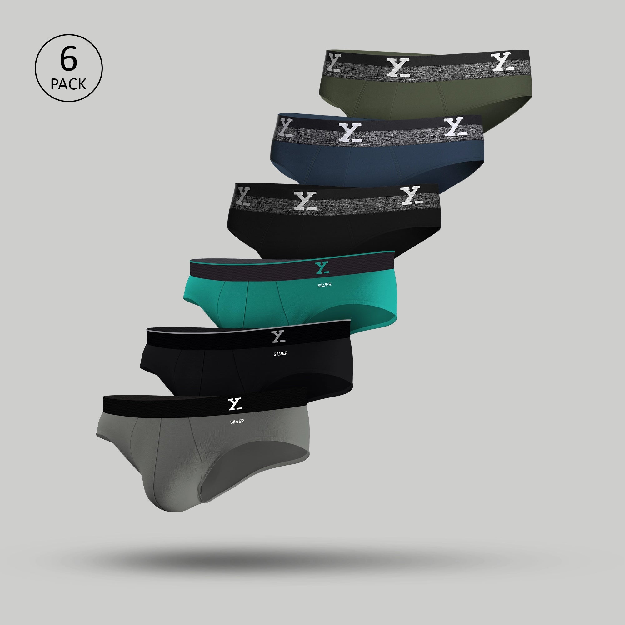 Ace Aero Traq Briefs (Pack of 6)