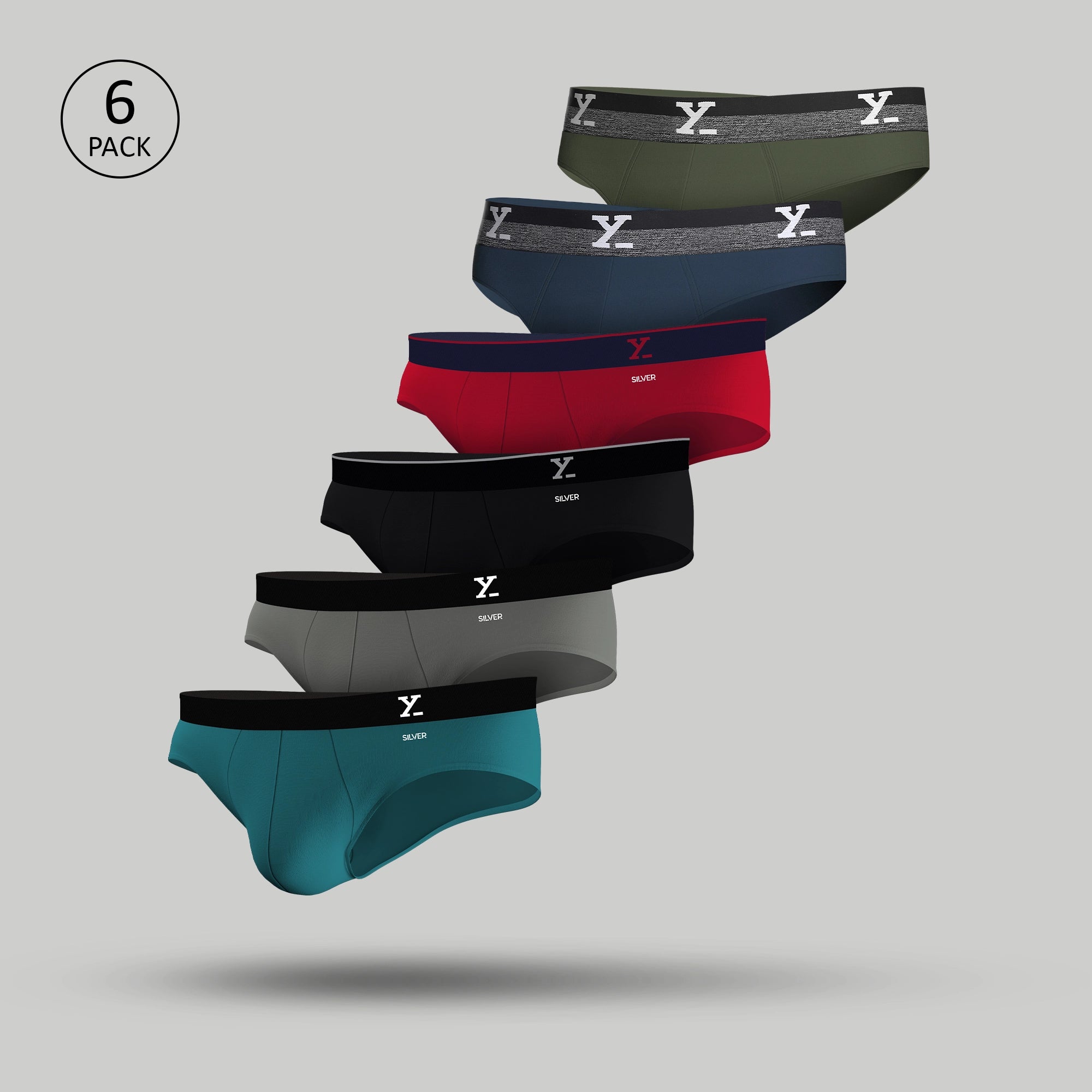 Ace Aero Traq Briefs (Pack of 6)