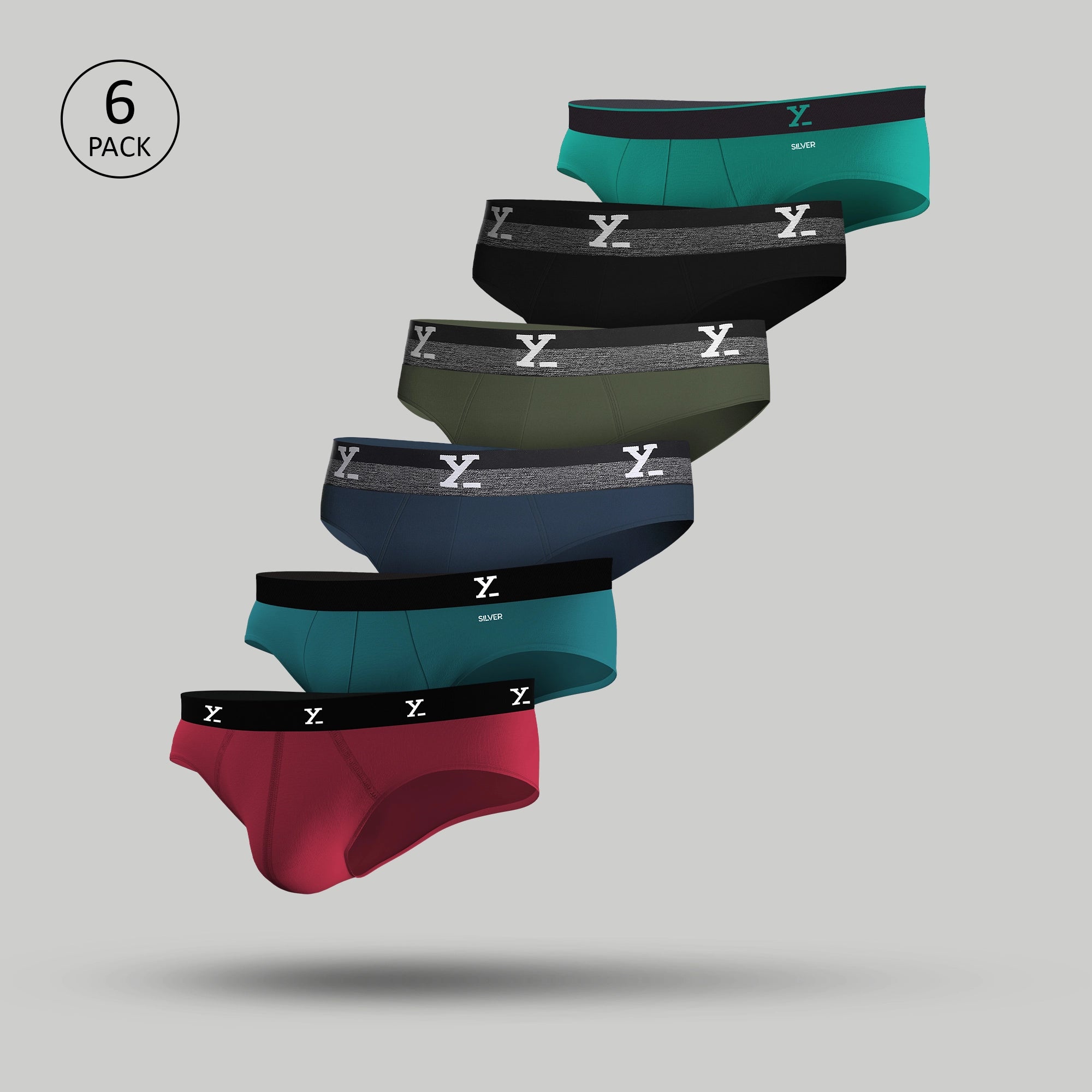 Ace Aero Traq Nova Briefs (Pack of 6)