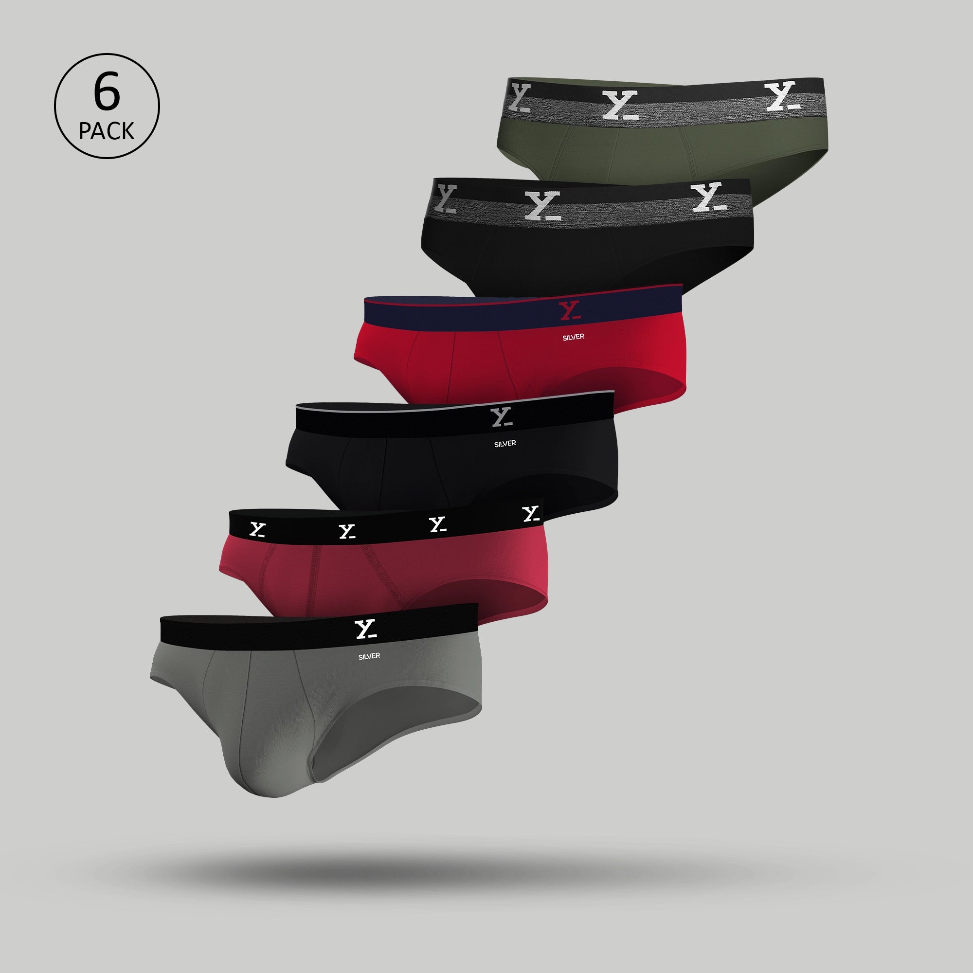 Ace Aero Traq Nova Briefs (Pack of 6)