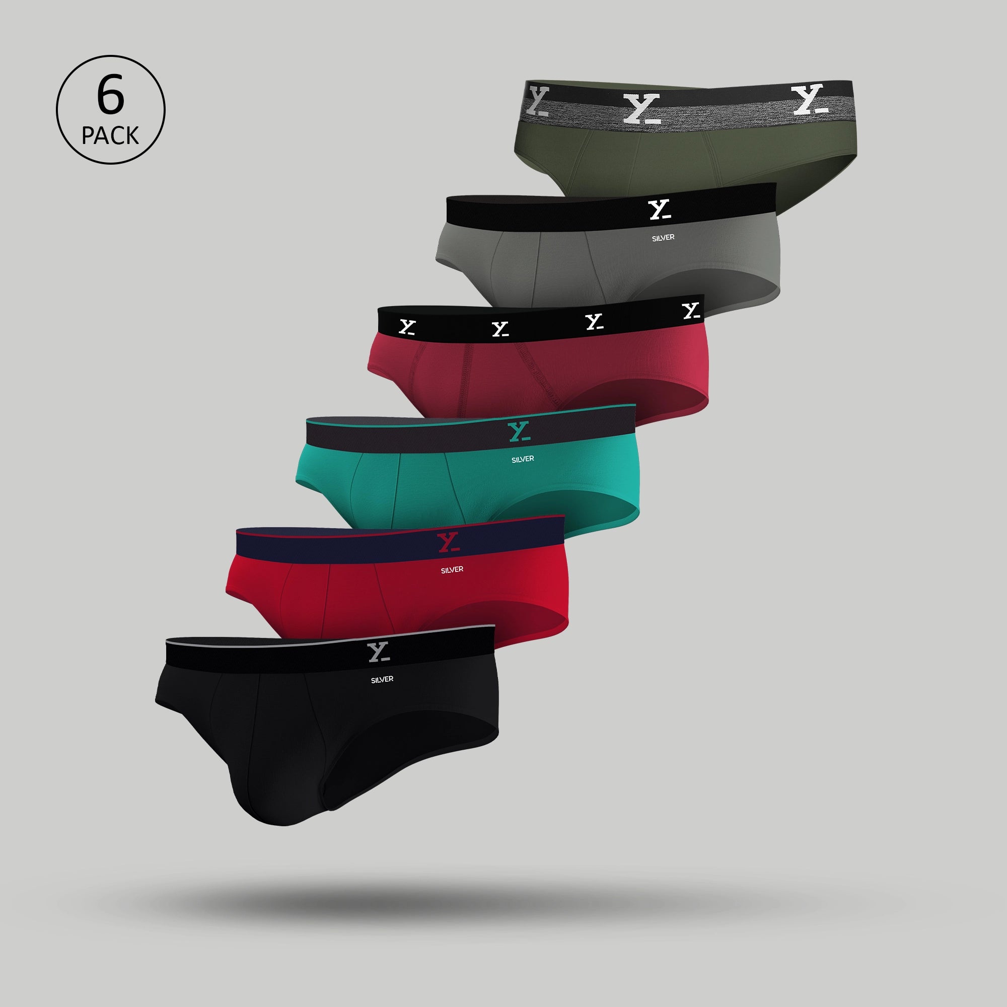Ace Aero Traq Briefs (Pack of 6)
