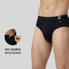 Aero Silver Cotton Briefs Black Knight