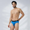 Aero Silver Cotton Briefs Pacific Blue