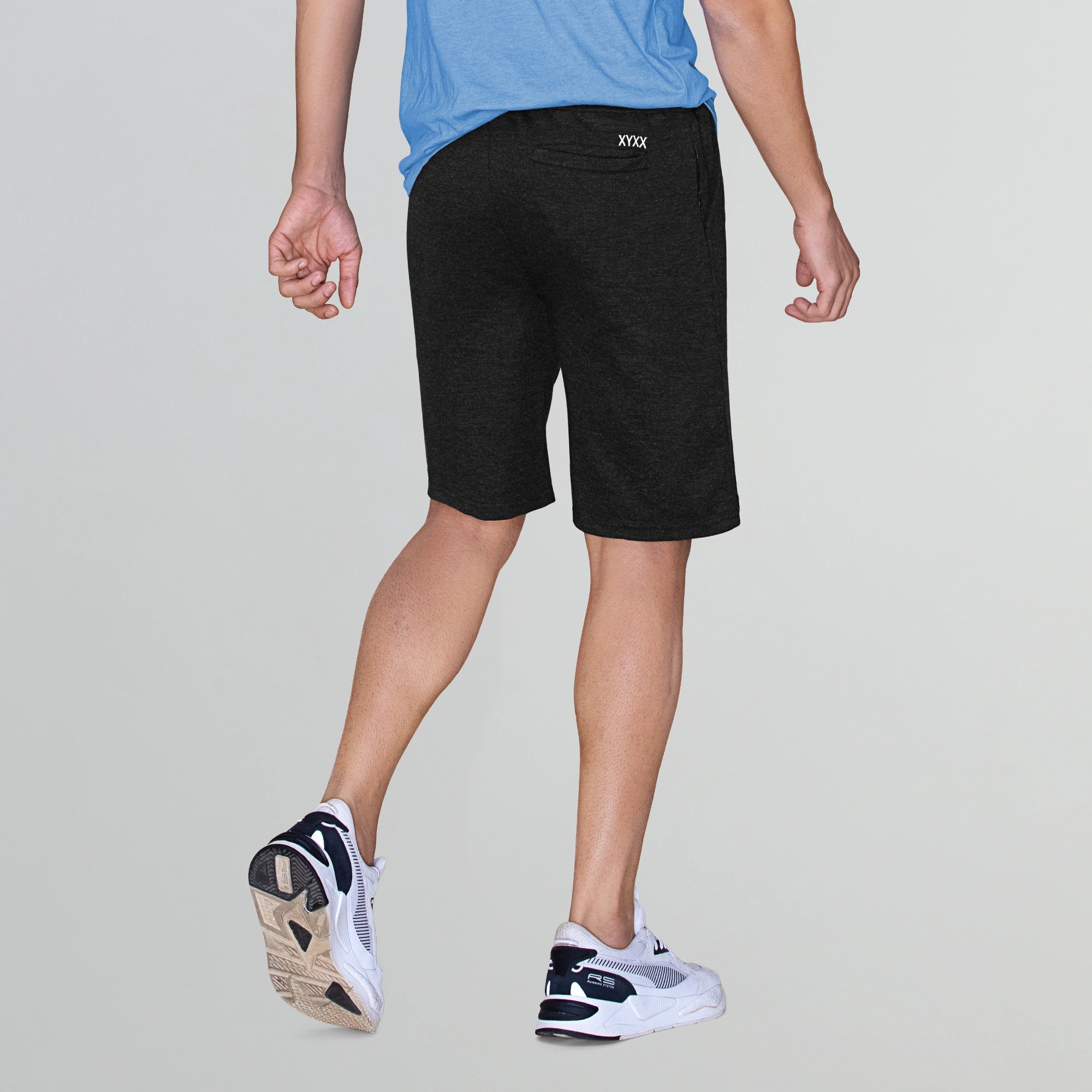 Hype Cotton Rich Shorts Pitch Black