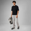 Boxy Oversized Crewneck T-shirt - Pitch Black