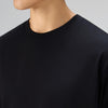 Boxy Oversized Crewneck T-shirt - Pitch Black
