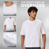 Boxy Oversized Crewneck T-shirt - Polar White
