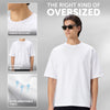Boxy Oversized Crewneck T-shirt - Polar White