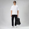 Boxy Oversized Crewneck T-shirt - Polar White