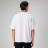 Boxy Oversized Crewneck T-shirt - Polar White