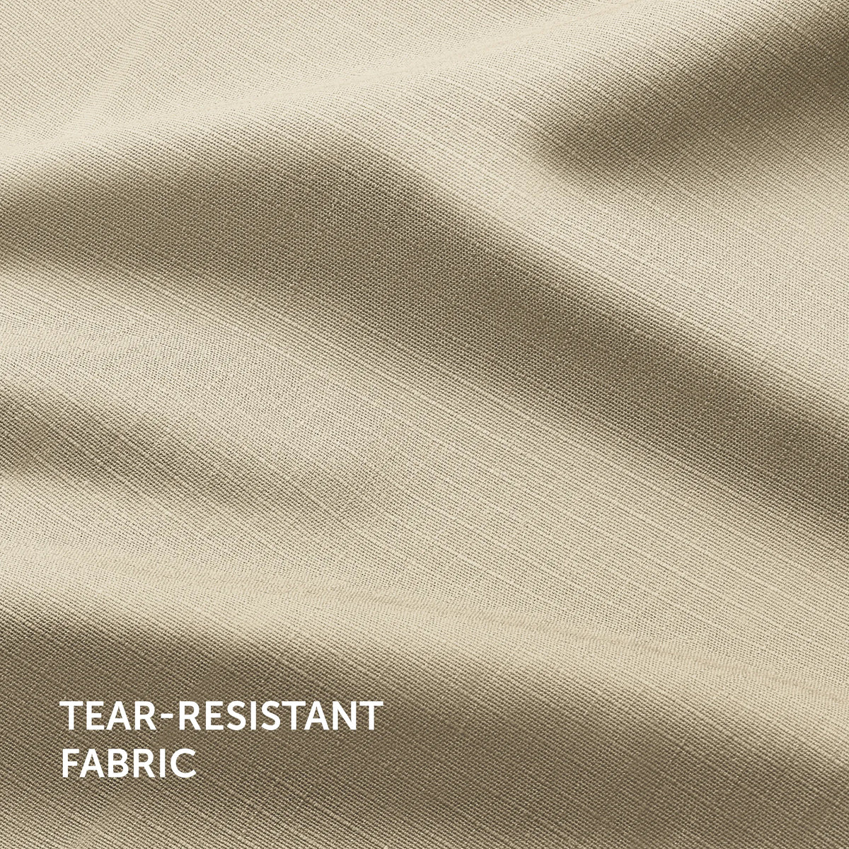 Textured Wide-Straight Fit Cargo Pants - Creamy Tan