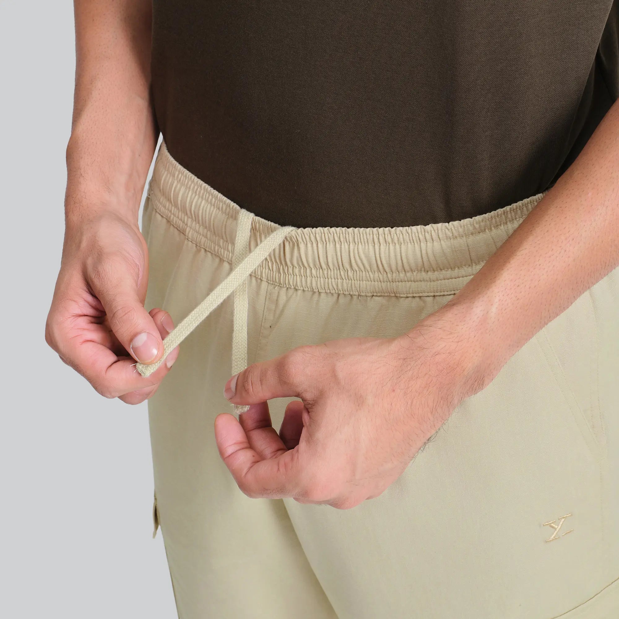 Rove Relaxed Fit Ripstop Cargo Pants - Creamy Tan