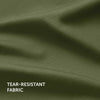 Textured Wide-Straight Fit Cargo Pants - Olive Green