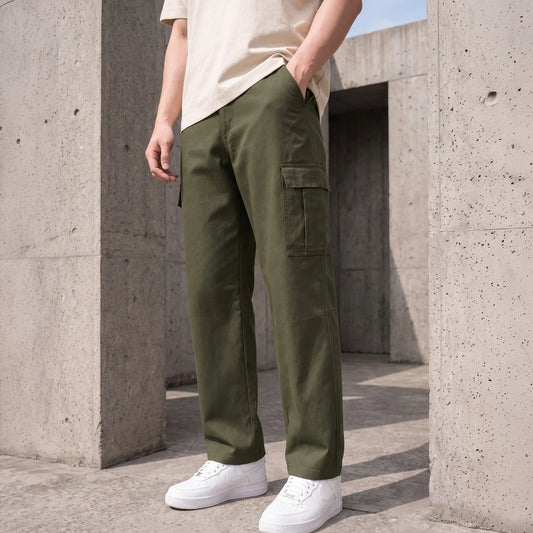 Everyday Cargo Pants - Olive Green