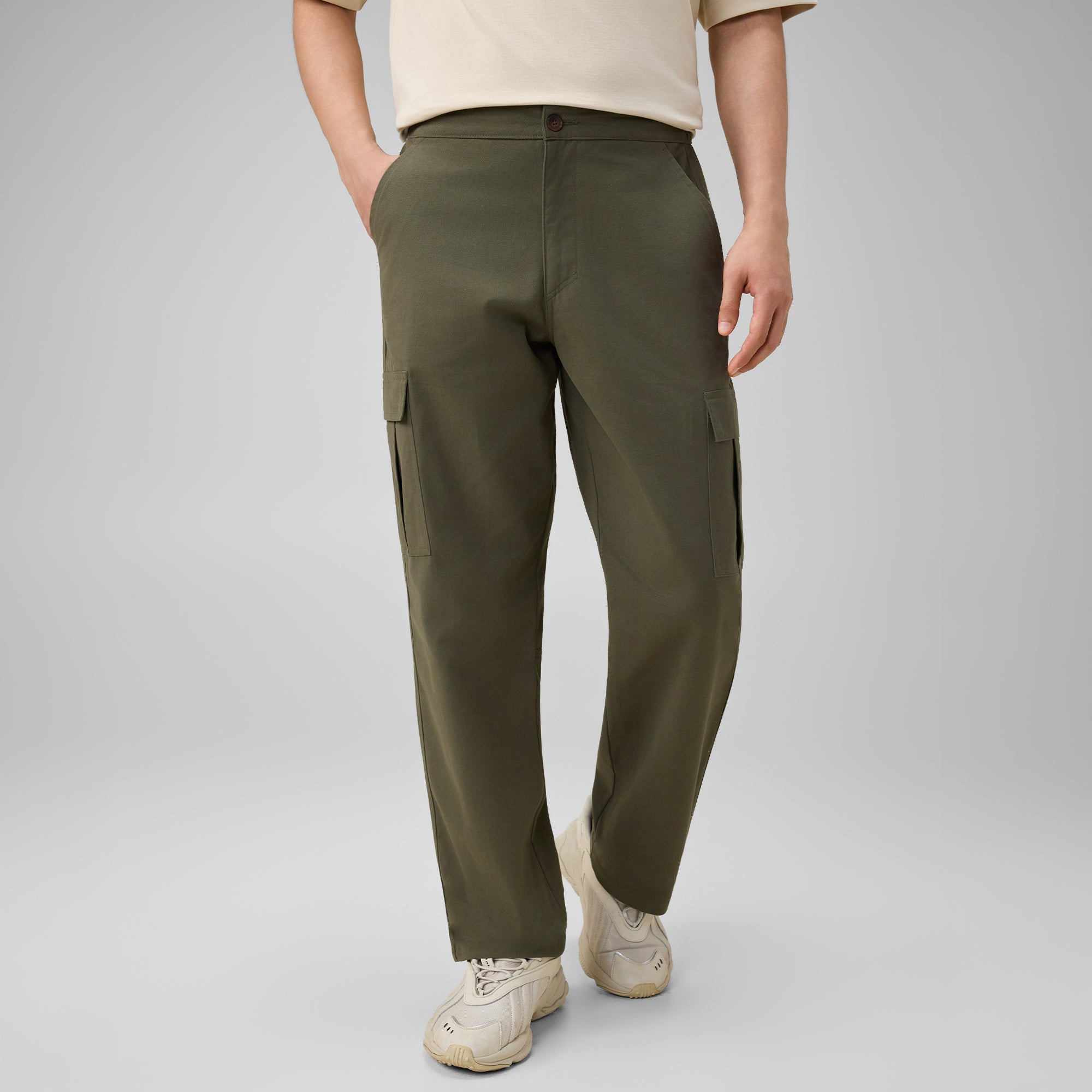 Everyday Cargo Pants - Olive Green
