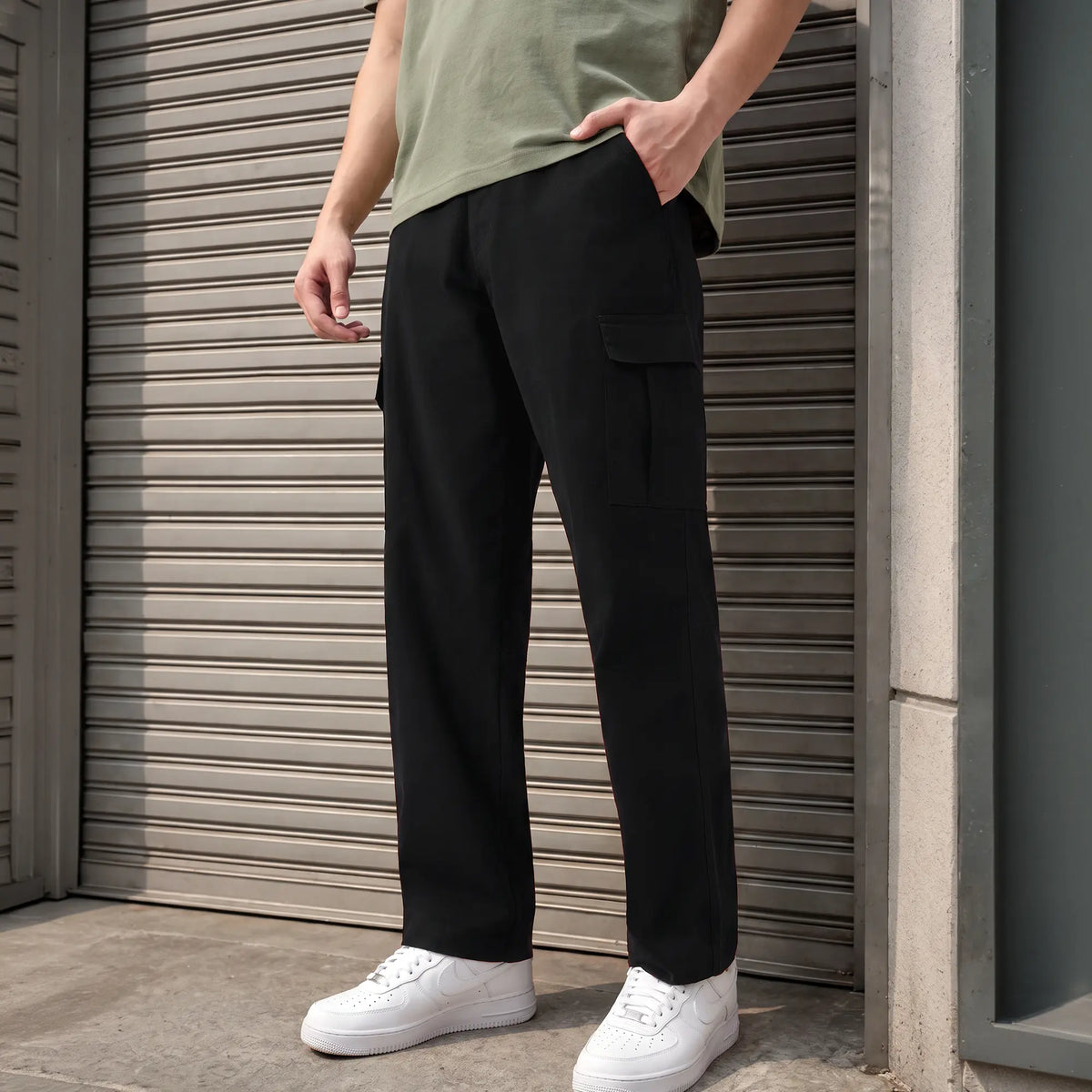 Everyday Cargo Pants - Pitch Black