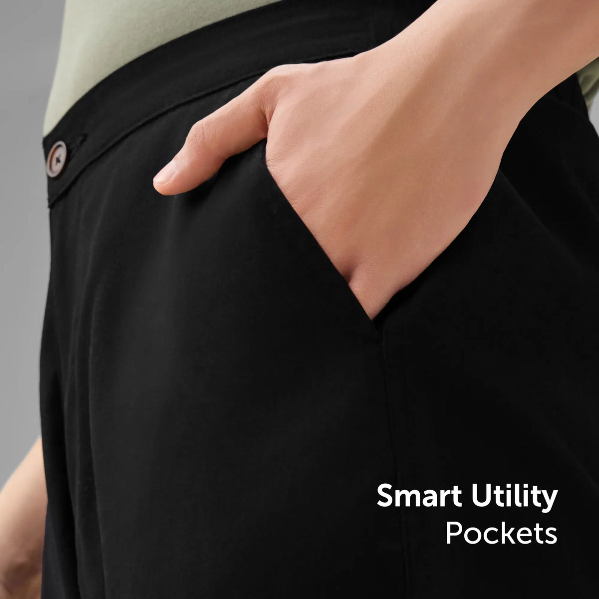 Everyday Cargo Pants - Pitch Black