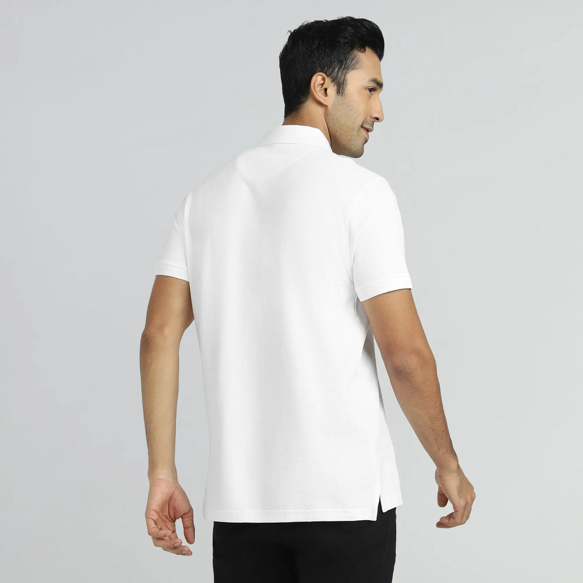 Element Combed Cotton Polo T-shirts Polar White - XYXX Crew