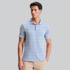 Linea Cotton Polo T-shirt - Sky Blue