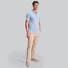 Linea Cotton Polo T-shirt - Sky Blue