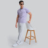 Linea Cotton Polo T-shirt - Misty Lilac