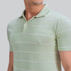 Linea Cotton Polo T-shirt - Pistachio Green