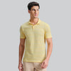 Linea Cotton Polo T-shirt - Butter Yellow