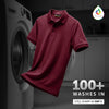 Supima Cotton Slim Fit Polo - Merlot Maroon