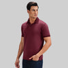 Supima Cotton Slim Fit Polo - Merlot Maroon